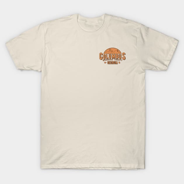 Columbus Georgia Badge Logo T-Shirt by JakeRhodes